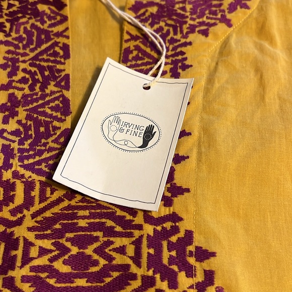 🆕 IRVING & FINE Tunic Top Blouse Or Coverup - Picture 10 of 11